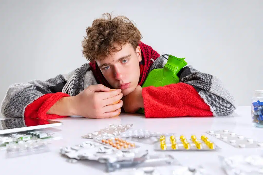 Illustration of the social consequences of addiction on individuals, families, and communities.