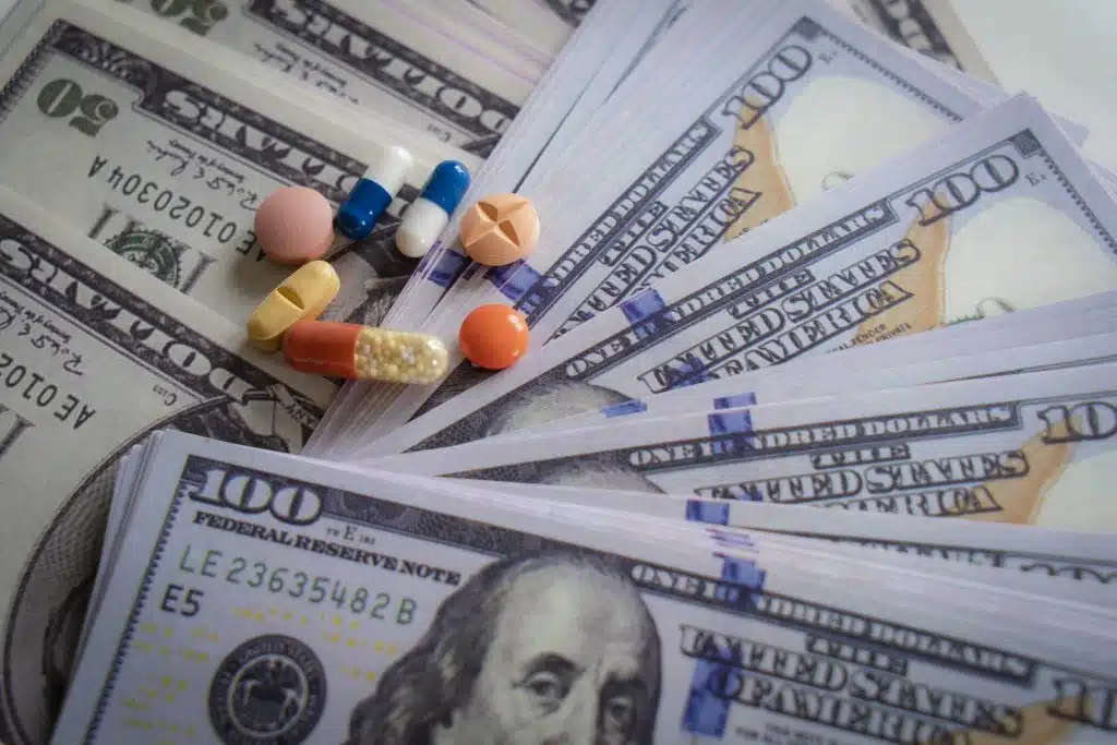 Illustration of various factors influencing rehab costs, including treatment type, duration, location, and additional services.