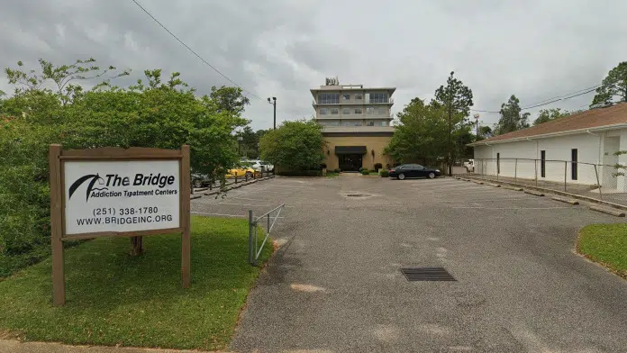 Exterior view of The Bridge Campbell Center in Mobile, AL, a leading addiction treatment and recovery facility.