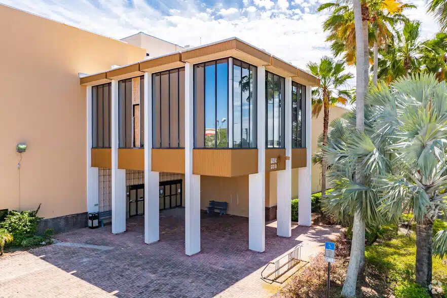 Exterior view of A First Step Counseling facility in New Port Richey, FL, specializing in addiction treatment and mental health support.