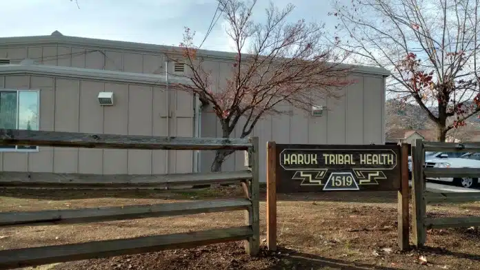 Exterior view of Karuk Tribe Health facility in Yreka, CA, providing comprehensive healthcare services to the community.