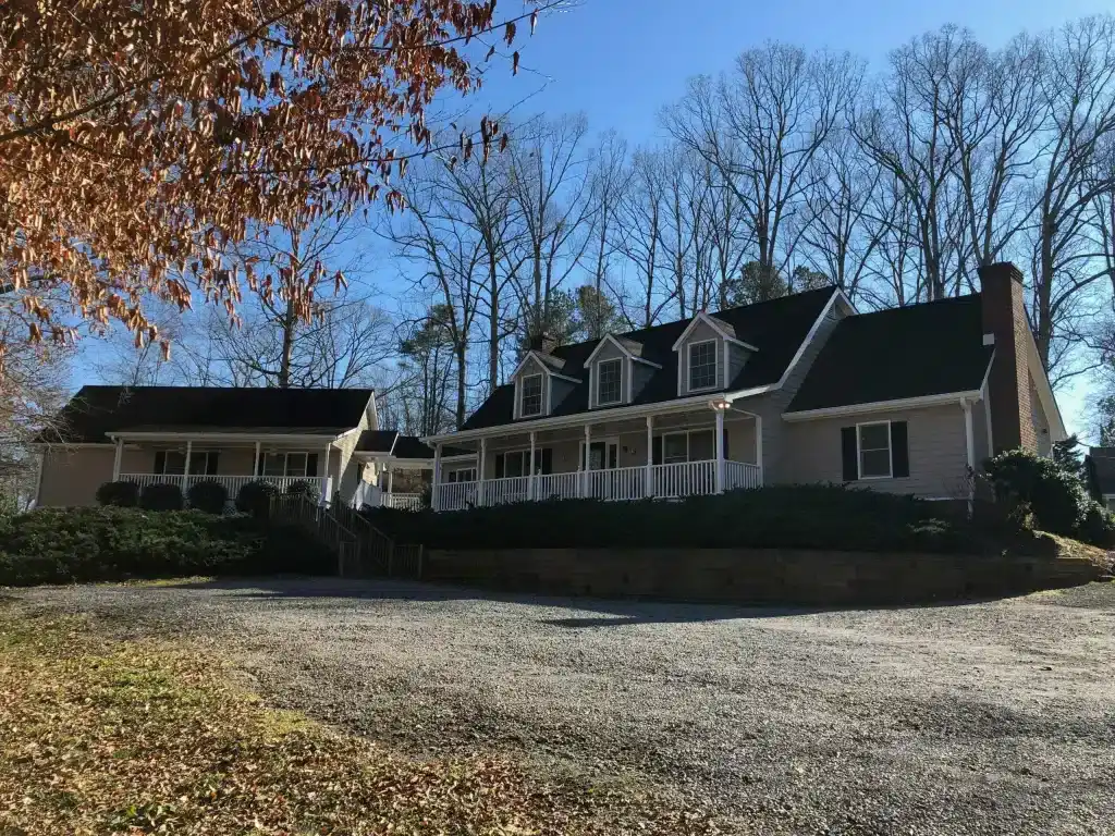 Exterior view of HopeQuest facility in Woodstock, GA, specializing in empowering recovery services.