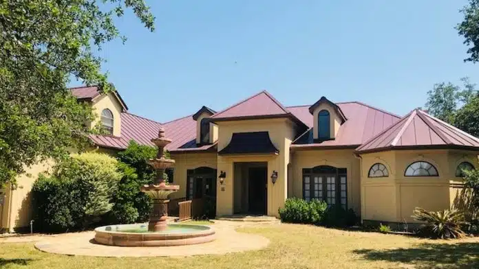 Exterior view of Ripple Ranch Recovery Center facility in Spring Branch, TX, specializing in holistic addiction treatment services.