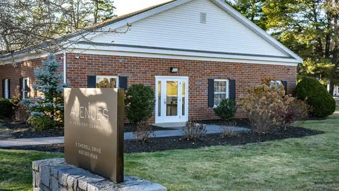 Exterior view of Blueprint Recovery Center in Concord, NH.