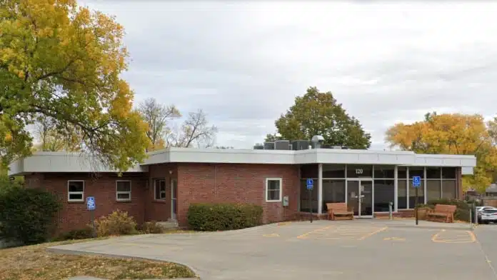 Exterior view of St. Monica’s in Lincoln, NE.