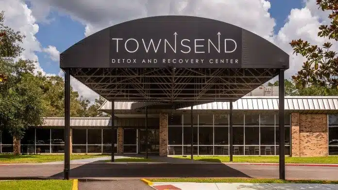 Exterior view of Townsend Recovery Detox and Drug Rehab Center in Covington, LA.