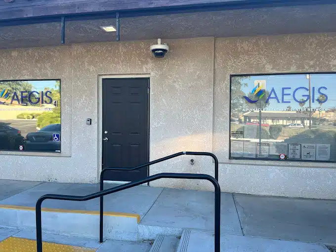 Exterior view of Aegis Treatment Centers in Banning, CA.