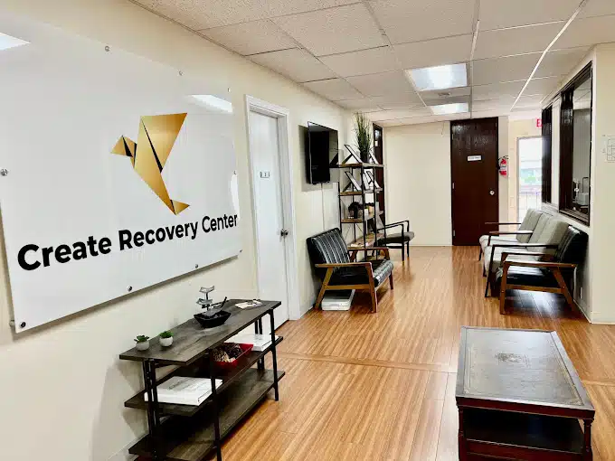 Interior view of Create Recovery Center, an addiction treatment center in Los Angeles, California.