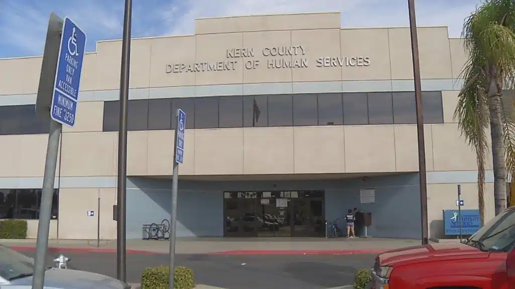 Exterior view of Kern County Hispanic Commission on Alcohol and Drug Abuse Services in Bakersfield, CA.