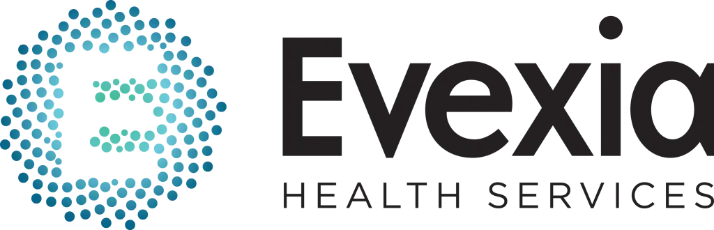 Logo of Evexia Health Services Methadone and Suboxone clinic in Corona, CA.