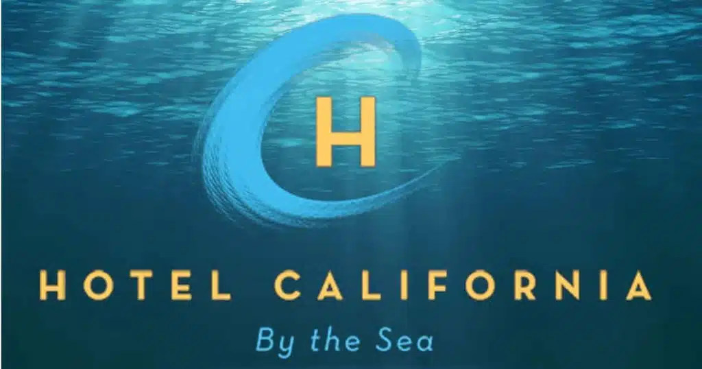 Exterior view of Hotel California by the Sea – Sandy's Place in Costa Mesa, CA.