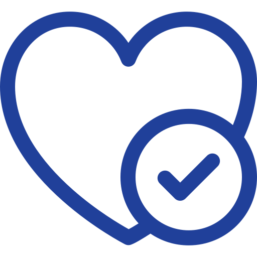 A red heart representing love, support, and healing during addiction recovery.