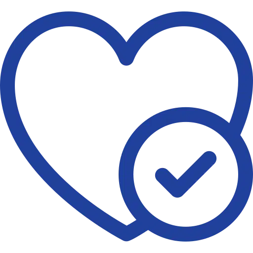 A red heart representing love, support, and healing during addiction recovery.