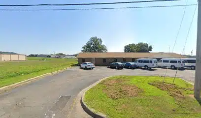 Exterior of Birch Tree Communities in Russellville, Arkansas, providing residential addiction treatment services