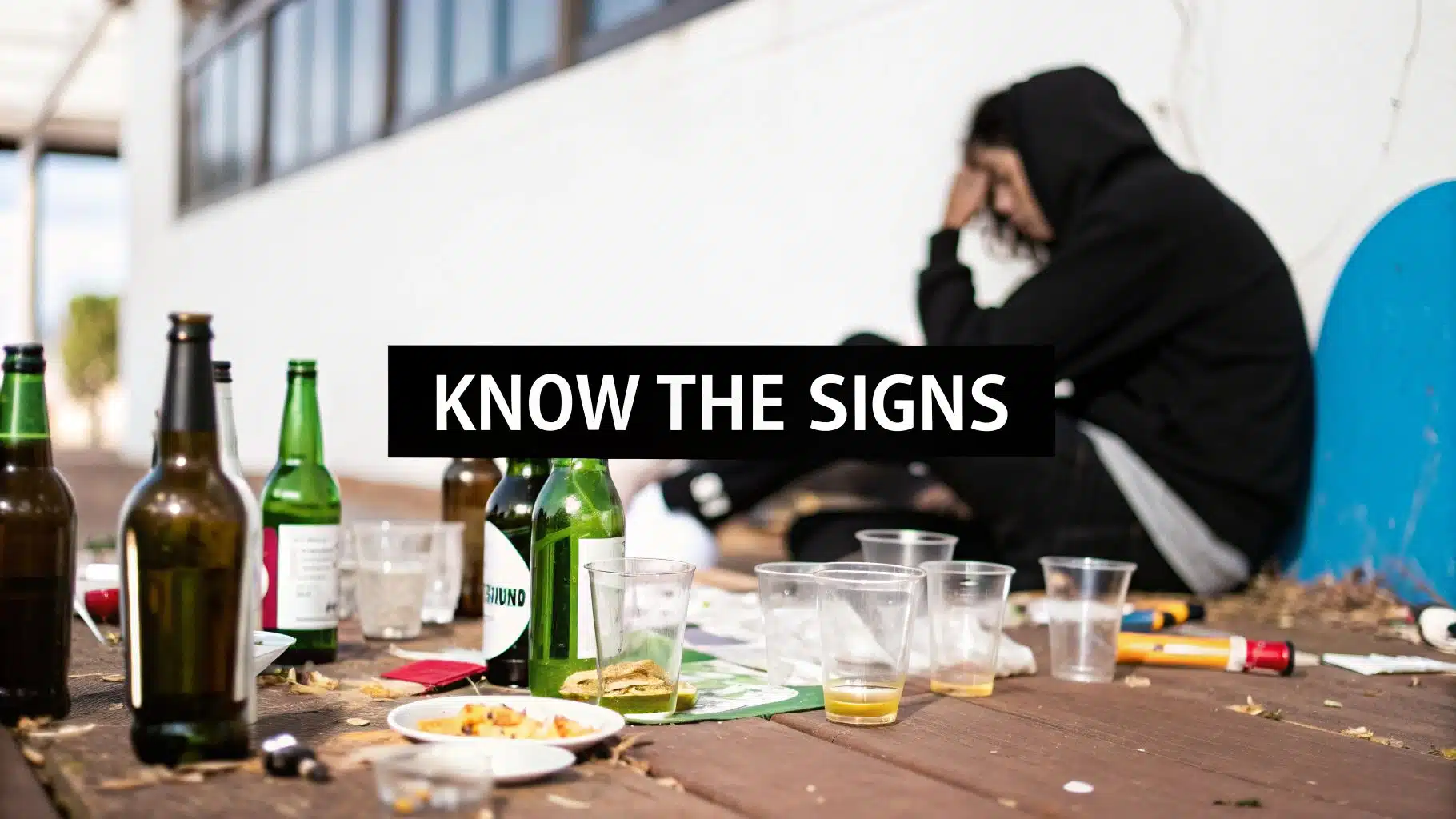 An infographic illustrating the critical signs of alcohol poisoning, highlighting the importance of awareness and timely intervention.