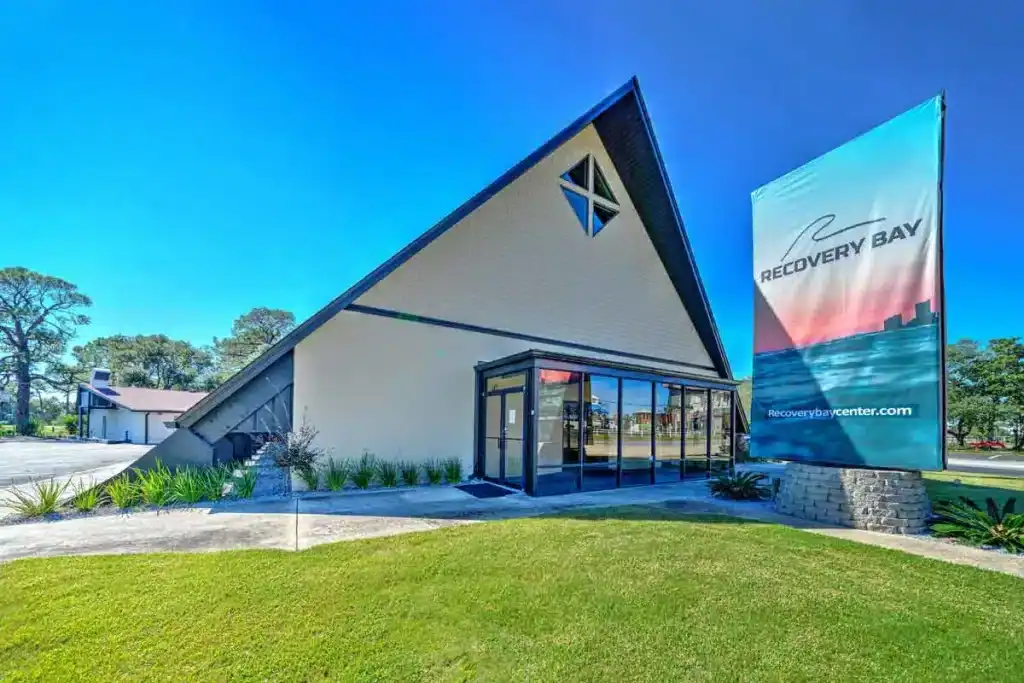Recovery Bay Center building exterior in Panama City Beach, Florida.