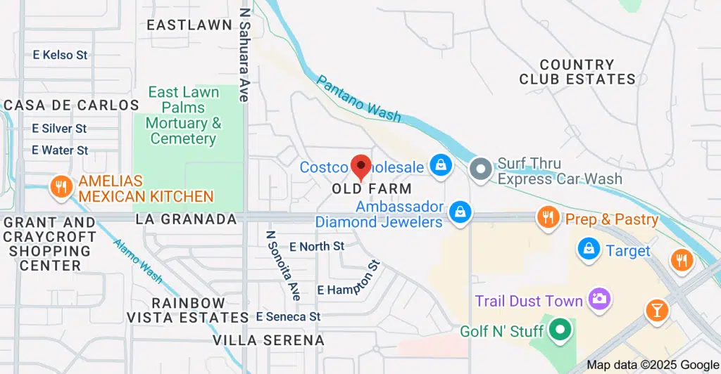 Entrance of Attune Health & Wellness facility in Tucson, Arizona.