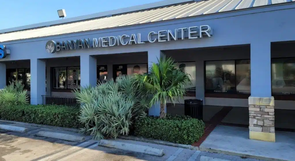 Exterior entrance of Banyan Health Flagler Community Health Center