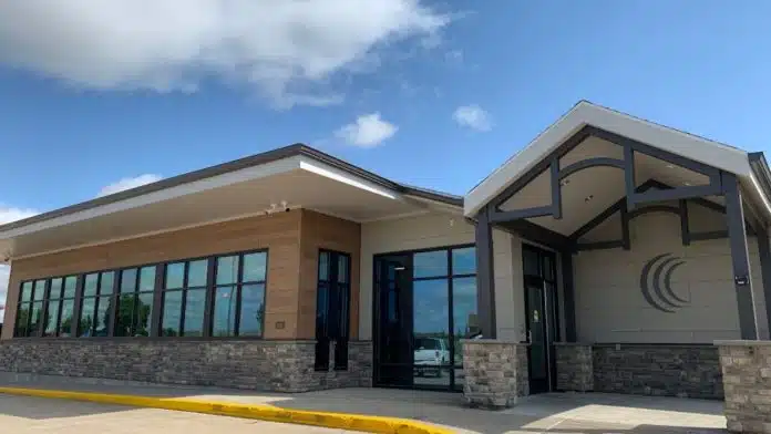 Front entrance of Coal Country Community Health Center in Beulah, North Dakota