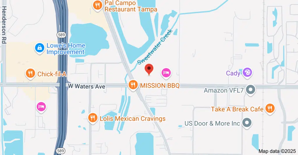 Exterior view of the Derek Jeter Center at Phoenix House in Tampa Florida showing building and entrance area