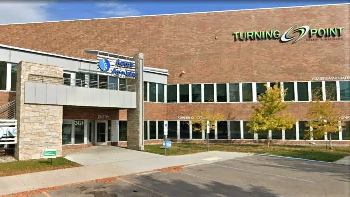 Entrance of Agassiz Associates behavioral health facility in Grand Forks, North Dakota