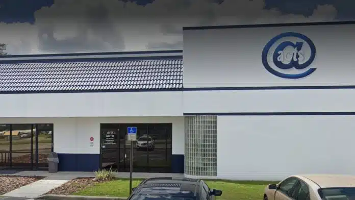 Front entrance of Agency for Community Treatment Services transitional housing in Tampa FL 33610