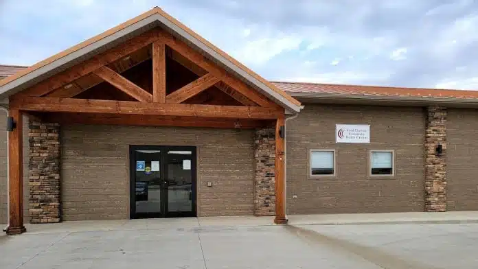 Entrance to Coal Country Community Health Centers in Killdeer, North Dakota