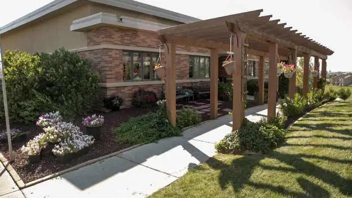Entrance to Dakota Boys and Girls Ranch Youth Home in Fargo, North Dakota