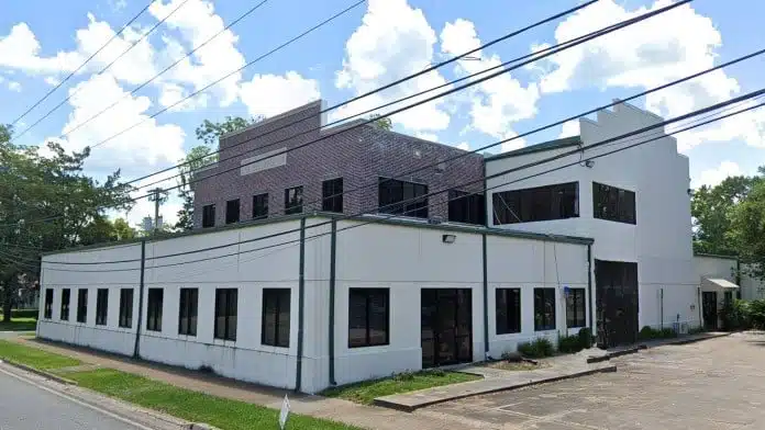 Entrance of DISC Village Gadsden County Adult Outpatient Services building in Quincy, Florida