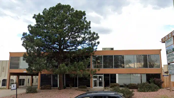Exterior view of Hinds Feet Counseling Center in Colorado Springs, Colorado