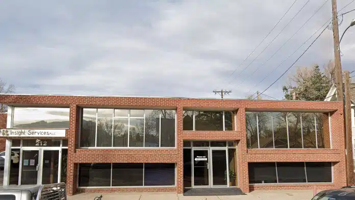 Entrance of Insight Services PLLC addiction and counseling center in Colorado Springs, Colorado