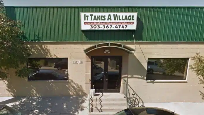 Entrance of It Takes A Village behavioral health center in Aurora, Colorado