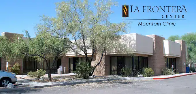 Main entrance of La Frontera Center Mountain Clinic in Tucson, Arizona (3620 N Mountain Ave, 85719).