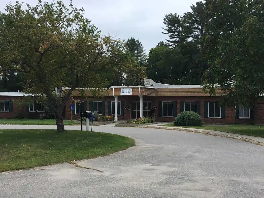 Entrance to Lamoille County Mental Health Services facility in Morrisville, Vermont