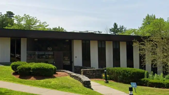 Main entrance of Lund facility in South Burlington, Vermont