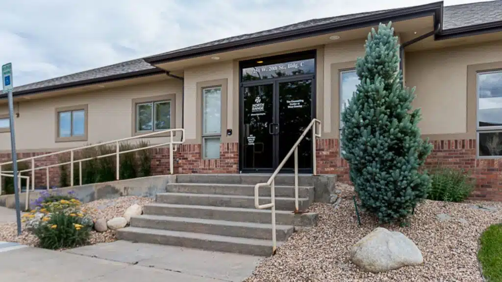 Entrance to North Range Behavioral Health Counseling Center at West Greeley in Greeley, Colorado