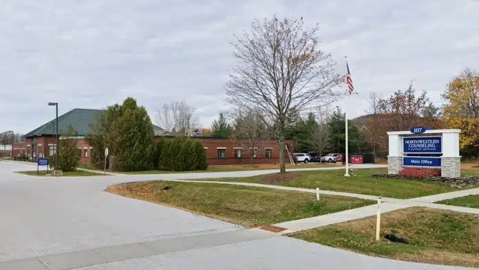 Entrance to Northwestern Counseling and Support Services in Saint Albans, Vermont