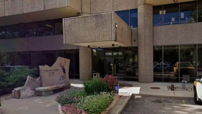 Entrance of Rangeview Counseling Center in Boulder, Colorado
