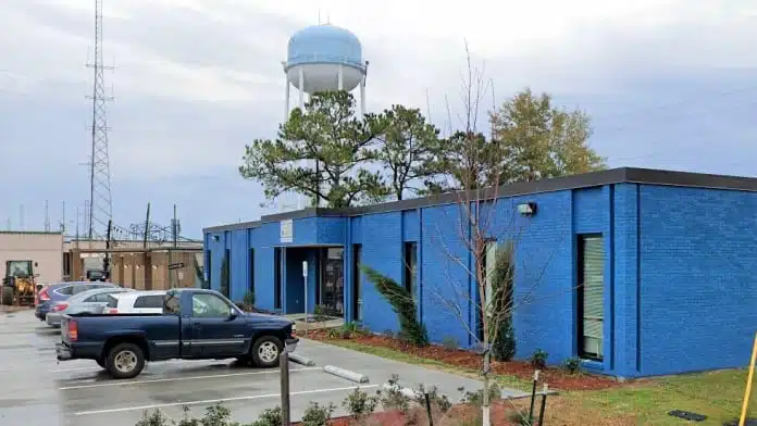 Front entrance of SCLHSA River Parishes Behavioral Health Center in LaPlace, Louisiana 70068