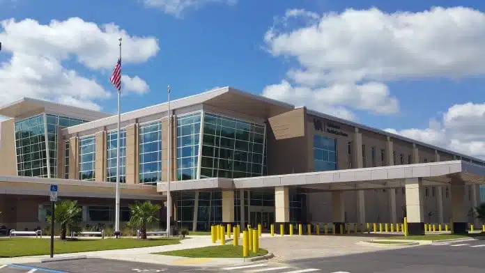 VA Tallahassee Outpatient Clinic building in Tallahassee, Florida, providing healthcare services to veterans.