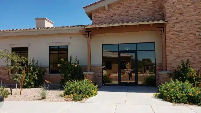 Front entrance of Intensive Treatment Systems San Tan Clinic in San Tan Valley, Arizona