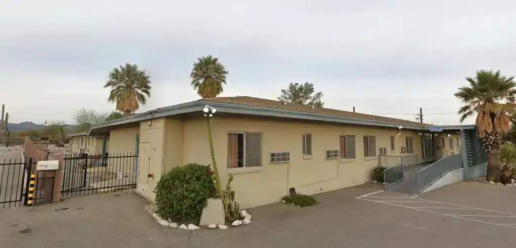 Front entrance of La Frontera Center Casa de Vida in Tucson, Arizona.