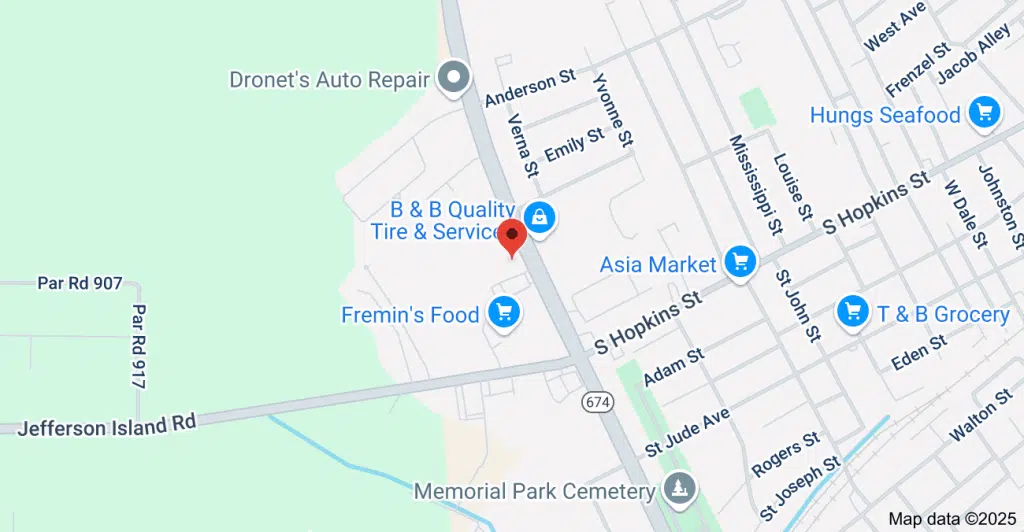 New Iberia Behavioral Health Clinic building in New Iberia, Louisiana, providing mental health and substance use services.