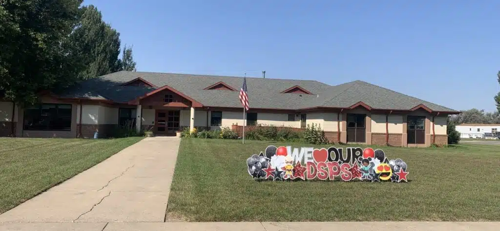 Exterior of Pride Manchester House in Bismarck, North Dakota, a residential treatment center for youth with behavioral health needs