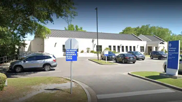 Exterior of Tallahassee Memorial Hospital’s main campus on Miccosukee Road, Tallahassee, FL