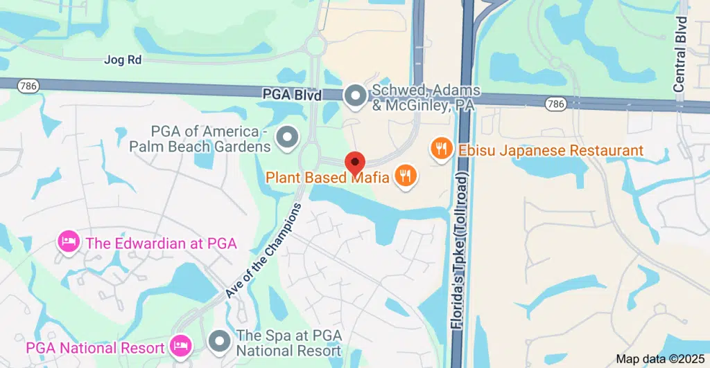 Exterior entrance of The Lukens Institute building, Palm Beach Gardens, FL