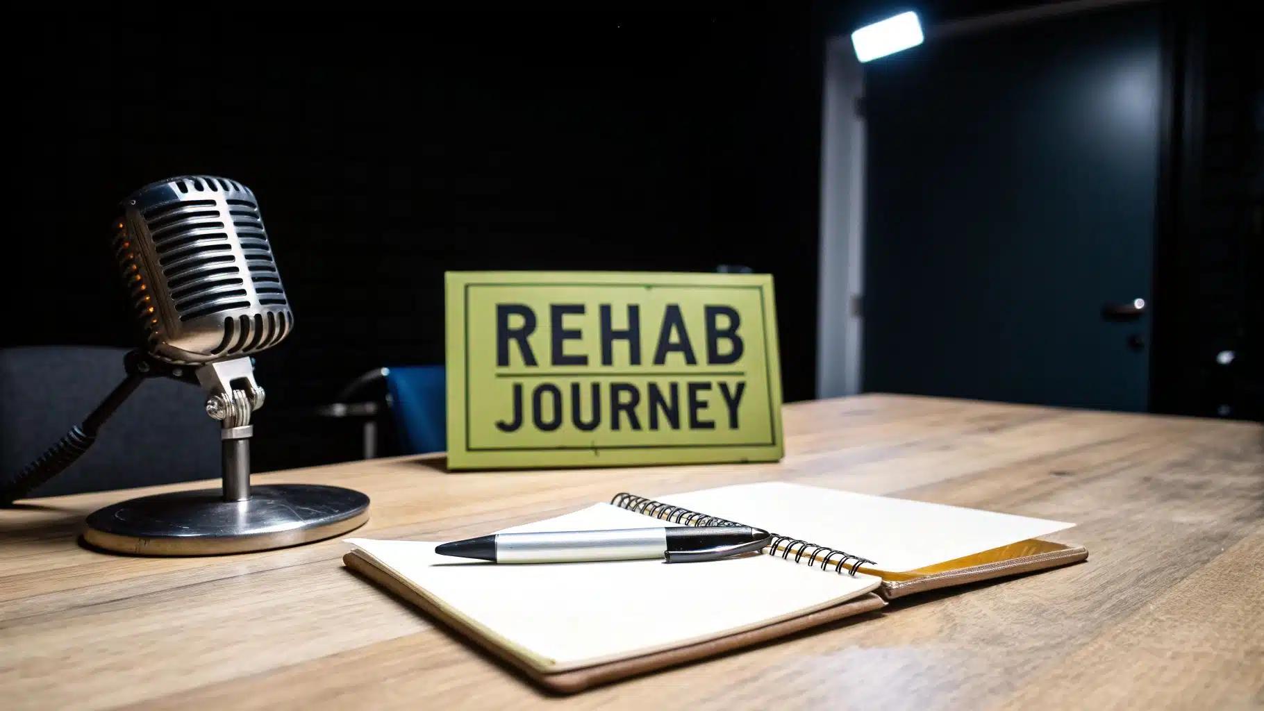 A poignant image capturing Amy Winehouse during her journey through rehab, reflecting her struggles and resilience.