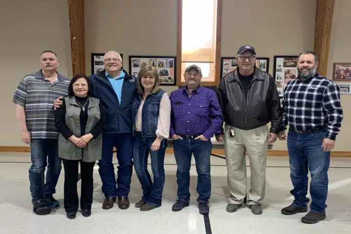 Entrance to Trenton Indian Service Area facility in Trenton, North Dakota
