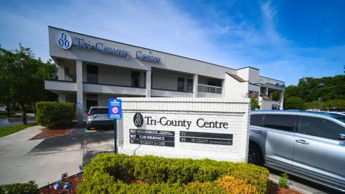 Tri‑County Human Services Lakeland outpatient clinic building in Lakeland, Florida providing mental health and substance use treatment