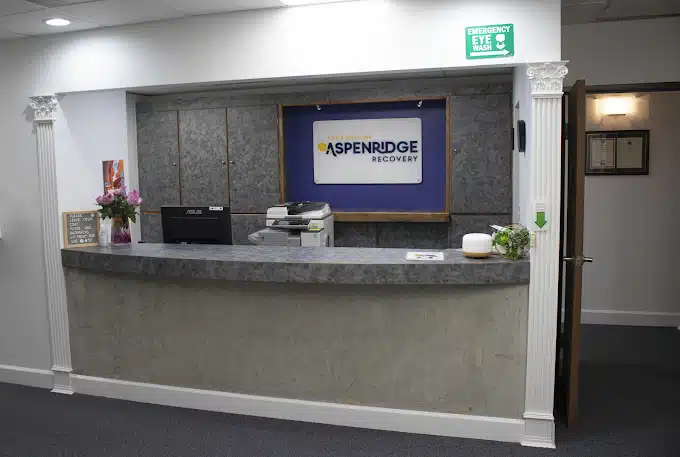 Reception area at AspenRidge Recovery Fort Collins in Fort Collins, Colorado